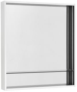 Зеркальный шкаф Акватон Ривьера 80см белый матовый 1A239102RVX20